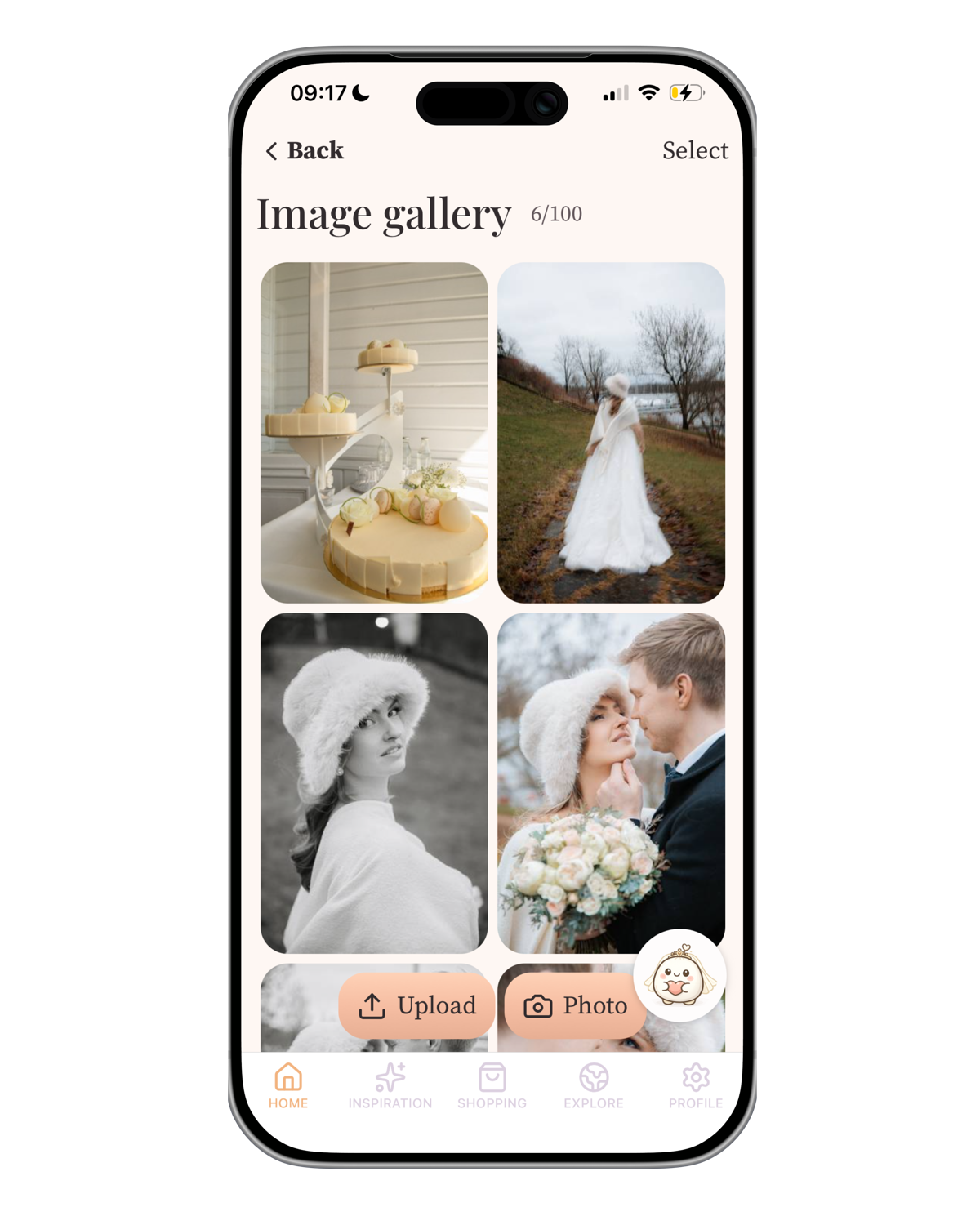 Bildegalleri for bryllup i WedMind